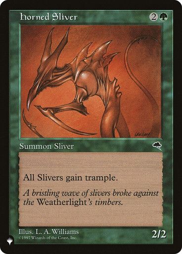 Magic the Gathering Horned Sliver The List Glorietta 2
