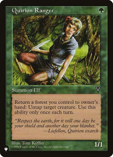 Magic the Gathering Quirion Ranger The List Glorietta 2