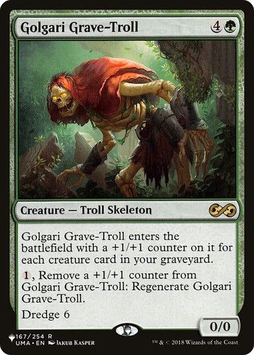 Magic the Gathering Golgari Grave-Troll The List Glorietta 2