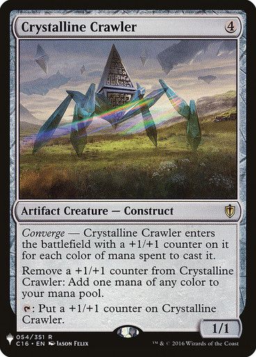 Magic the Gathering Crystalline Crawler The List Glorietta 2