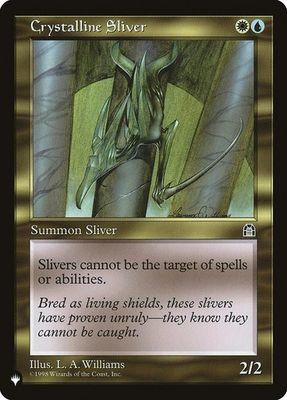Magic the Gathering Crystalline Sliver The List Glorietta 2