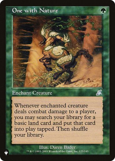 Magic the Gathering One with Nature The List Glorietta 2