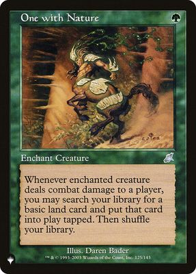 Magic the Gathering One with Nature The List Glorietta 2