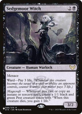 Magic the Gathering Sedgemoor Witch The List Glorietta 2