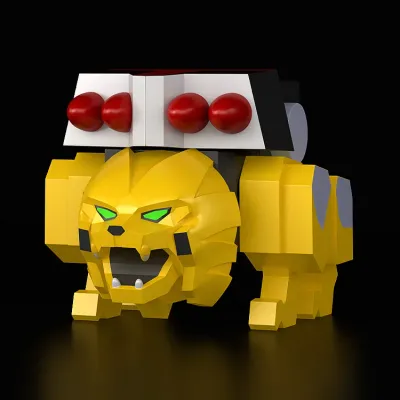 PRE-ORDER Good Smile The Brave Fighter of Legend Da-Garn Brickroid Ga-Orn (Animal Mode)
