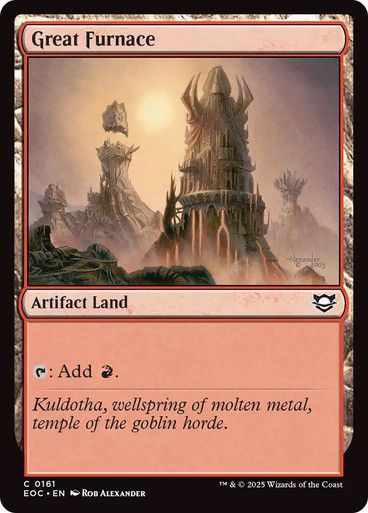 Magic the Gathering Great Furnace Edge of Eternities Commander Glorietta 2