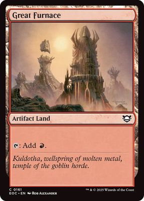 Magic the Gathering Great Furnace Edge of Eternities Commander Glorietta 2