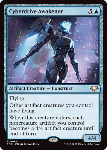 Magic the Gathering Cyberdrive Wakener Edge of Eternities Commander Glorietta 2