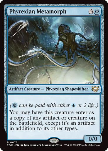 Magic the Gathering Phyrexian Metamorph Edge of Eternities Commander Glorietta 2