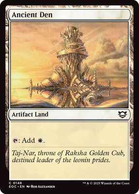 Magic the Gathering Ancient Den Edge of Eternities Commander Glorietta 2
