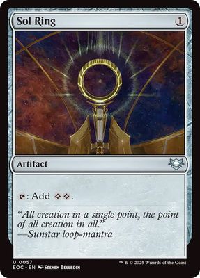 Magic the Gathering Sol Ring Edge of Eternities Commander Glorietta 2