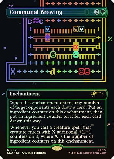 Magic the Gathering Communal Brewing Foil Secret Lair Drop Greenhills