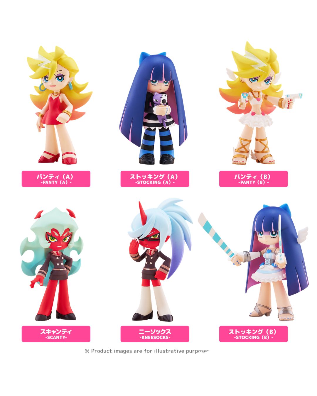 PRE-ORDER Good Smile PalVerse New Panty &amp; Stocking with Garterbelt 6 Pack Box