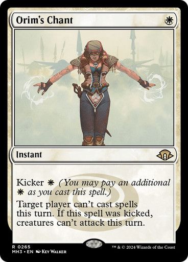 Magic the Gathering Orim's Chant Modern Horizons 3 Greenhills