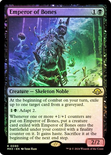 Magic the Gathering Emperor of Bones Foil Modern Horizons 3 Greenhills