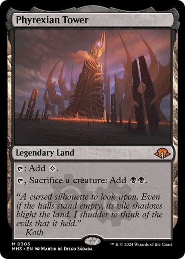 Magic the Gathering Phyrexian Tower Modern Horizons 3 Greenhills