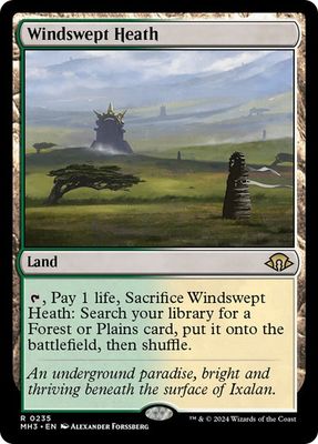 Magic the Gathering Windswept Heath Modern Horizons 3 Greenhills