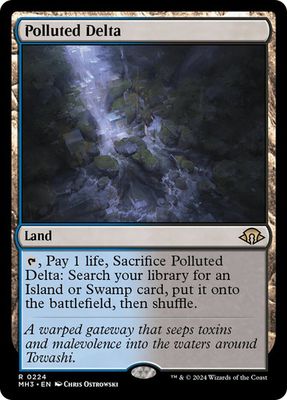 Magic the Gathering Polluted Delta Modern Horizons 3 Greenhills