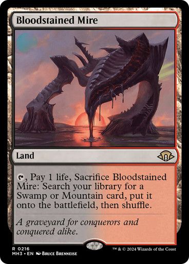 Magic the Gathering Bloodstained Mire Modern Horizons 3 Greenhills