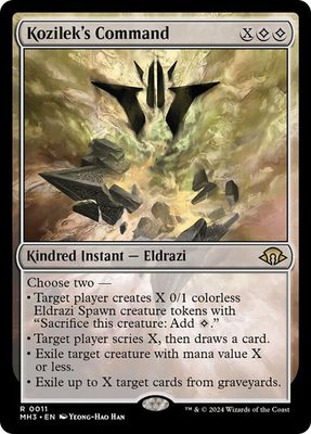 Magic the Gathering Kozilek's Command Modern Horizons 3 Greenhills