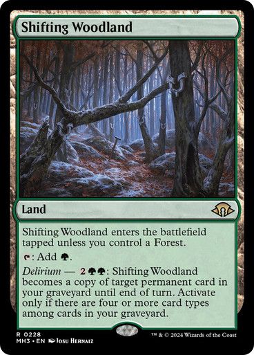 Magic the Gathering Shifting Woodland Modern Horizons 3 Fisher Mall