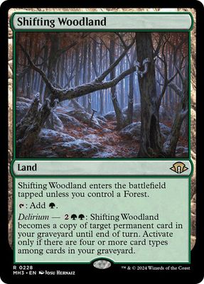 Magic the Gathering Shifting Woodland Modern Horizons 3 Fisher Mall