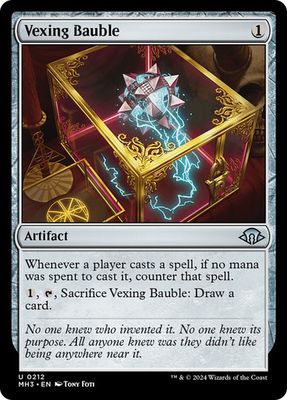 Magic the Gathering Vexing Bauble Modern Horizons 3 Fisher Mall