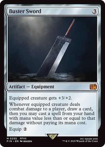 Magic the Gathering Buster Sword Final Fantasy Greenhills