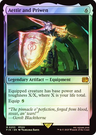 Magic the Gathering  Aettir and Priwen Foil Final Fantasy Greenhills