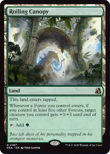 Magic the Gathering Roiling Canopy Reality Fracture Festival