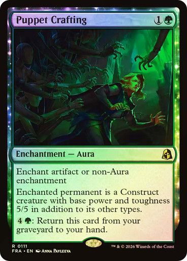 Magic the Gathering Puppet Crafting Foil Reality Fracture Festival