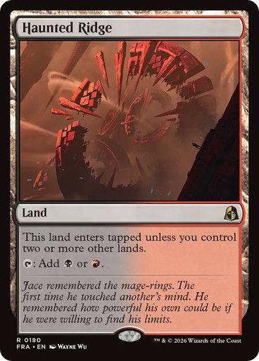 Magic the Gathering Haunted Ridge Reality Fracture Festival