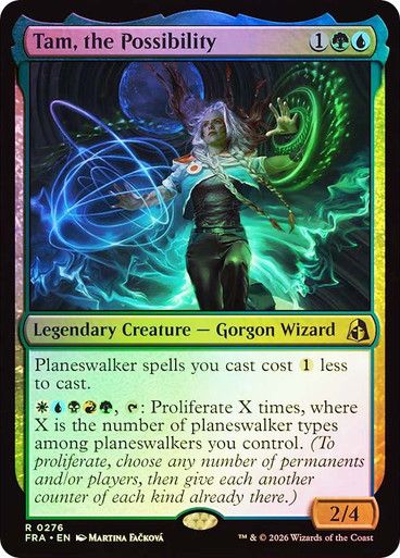 Magic the Gathering Tam, the Possibility Foil Reality Fracture Festival