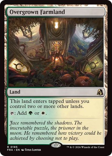 Magic the Gathering Overgrown Farmland Reality Fracture Festival