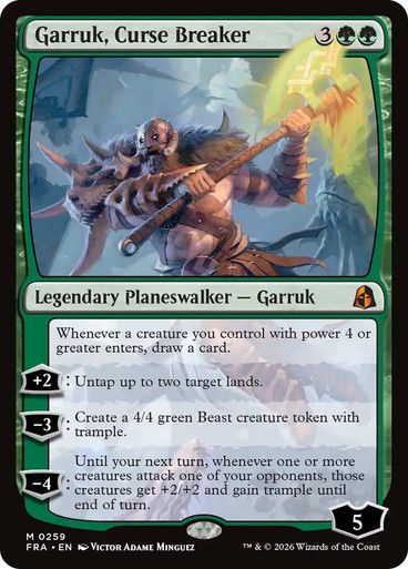 Magic the Gathering Garruk, Curse Breaker Reality Fracture Festival