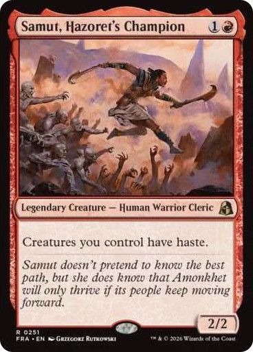 Magic the Gathering Samut, Hazoret's Champion Reality Fracture Festival