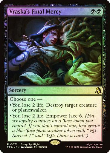 Magic the Gathering Vraska's Final Mercy Foil Reality Fracture Festival