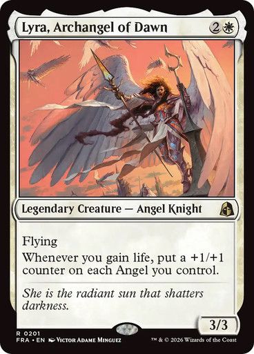 Magic the Gathering Lyra, Archangel of Dawn Reality Fracture Festival