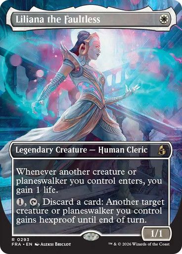 Magic the Gathering Liliana the Fautless Borderless Reality Fracture Festival