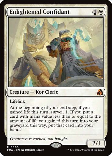 Magic the Gathering Enlightened Confidant Reality Fracture Festival