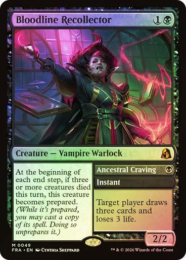 Magic the Gathering Bloodline Recollector Foil Reality Fracture Festival