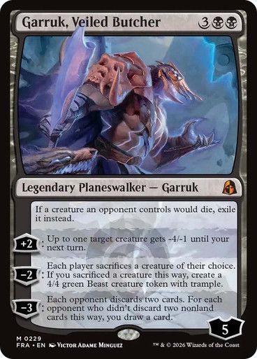 Magic the Gathering Garruk, Veiled Butcher Reality Fracture Festival