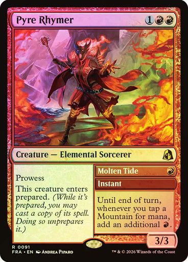 Magic the Gathering Pyre Rhymer Foil Reality Fracture Greenhills