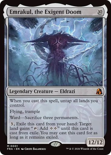 Magic the Gathering Emrakul, the Exigent Doom Reality Fracture Greenhills