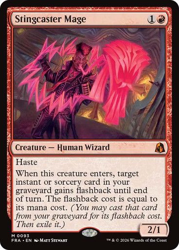 Magic the Gathering Stingcaster Mage Reality Fracture Glorietta 2