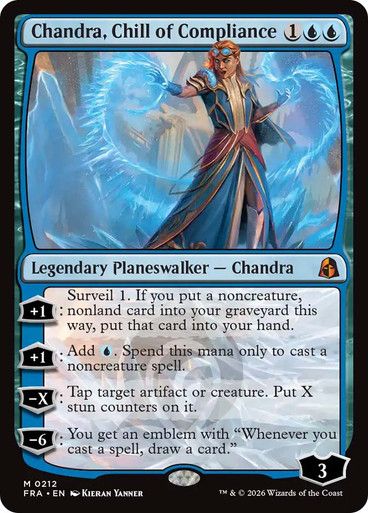 Magic the Gathering Chandra, CHill of Compliance Reality Fracture Glorietta 2