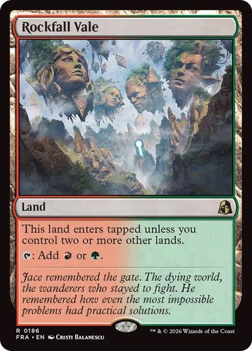 Magic the Gathering Rockfall Vale Reality Fracture Fisher Mall