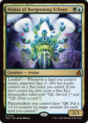 Magic the Gathering Avatar of Burning Echoes Reality Fracture Greenhills