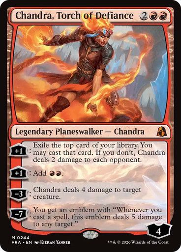 Magic the Gathering Chandra, Torch of Defiance Reality Fracture Greenhills