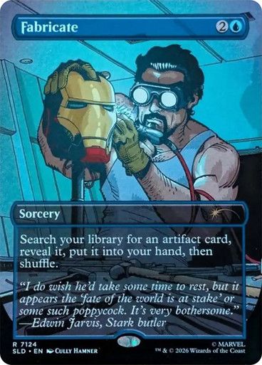 Magic the Gathering Fabricate 7124 Marvel Secret Lair Greenhills